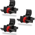 thumbnail image 1 of HENF-Compatible Calculator Ink Ribbon Replacement for IR-40T Casio HR-100tm HR-170RC Canon P23-dhv 3 Pack Individually Sealed Calculator Ribbon Red/Black Use with Sharp EL-1750V EL-1801V, 1 of 4