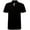 Black/ White, variant on Mens Classic Fit Contrast Polo Shirt