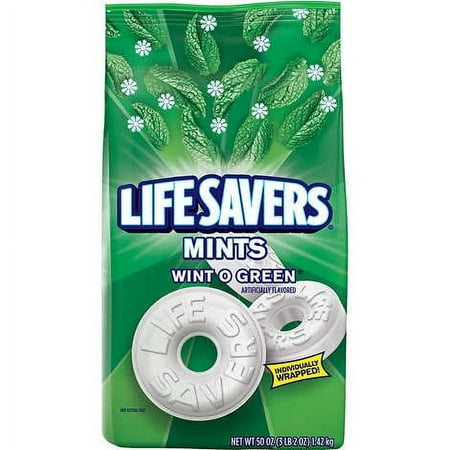 Life Savers, MRS21524, Wint O Green Mints Bag - 3 lb. 2 oz., 1 / Bag