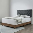 thumbnail image 2 of Modway Anya Full Modern Style Polyester Fabric Bed in Beige Finish, 2 of 6