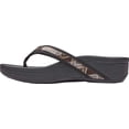 thumbnail image 3 of Women's Vionic High Tide Toe Post Sandal Black Chevron Synthetic 9 M, 3 of 6
