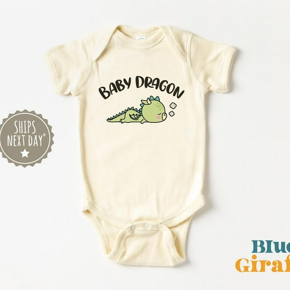 Cute Baby Dragon Baby Onesie - Dragon Baby Bodysuit - Dungeons And Dragons Bodysuit - Cute Baby Onesie Cute Baby Onesie, BABY BODYSUIT LAT 4424