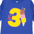 thumbnail image 4 of Inktastic Ice Cream Third Birthday Pink Boys or Girls Long Sleeve Toddler T-Shirt, 4 of 5