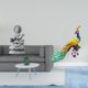 thumbnail image 2 of Estatua De Pavo Real Guan Yin, Estatuilla, Artesanía Feng Shui, Escultura De Buda Femenina, Decoración China Para Centros De Mesa De Pasillo Interior, Adorno Decorativo Para Jardín, Patio De, 2 of 8