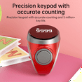 thumbnail image 4 of Smart Tally Counter Digital Electronic Finger Ring Tally Counter Muslims Ring Prayer Time Reminder Counter Red, 4 of 6