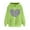 Green, variant on ZyeKqe Hoodies for Women Fleece Lined Heart Printed Hooded Sweatshirt Solid Color Comfy Loose Fitted Pullover Tops
