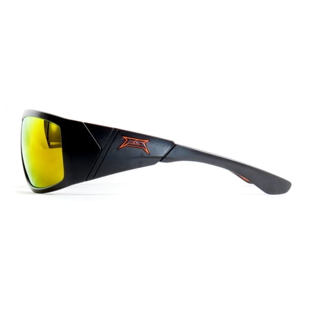 Renegade Pro Sports Angler Fletcher Polarized Adults Fishing Sunglasses - The Answer Black