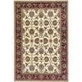 thumbnail image 1 of HomeRoots 352420 Tapis de Zone 5 Pi. 3 Po. x 7 Pi. 7 Po. Polypropylène Ivoire & Rouge, 1 of 1