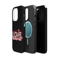 thumbnail image 2 of DistinctInk Tough Case for Apple iPhone 14 PRO (6.1" Screen), Compatible with MagSafe Charging - Love Endures Delay, 2 of 6