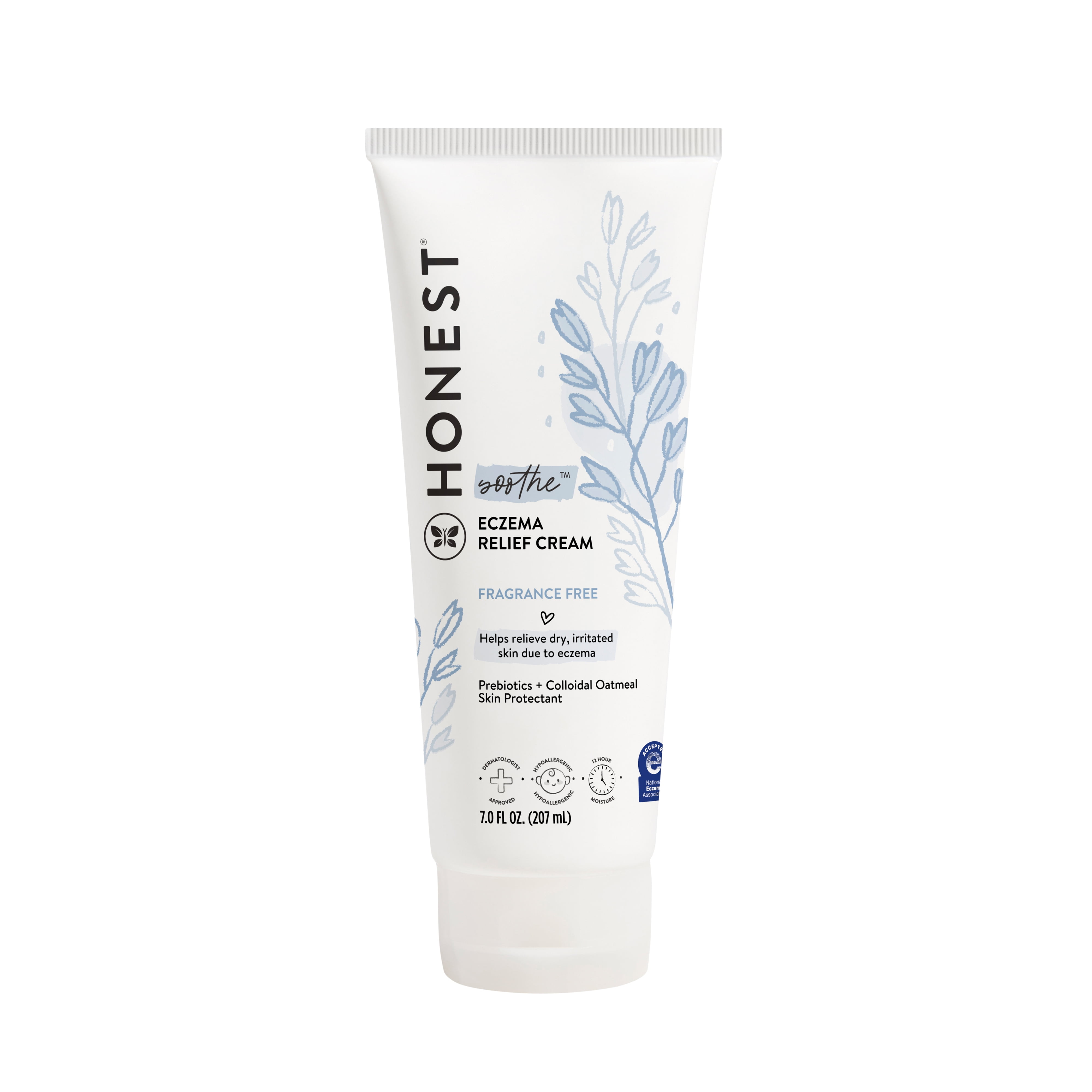 (2 pack) The Honest Company Eczema Relief Cream 7 oz