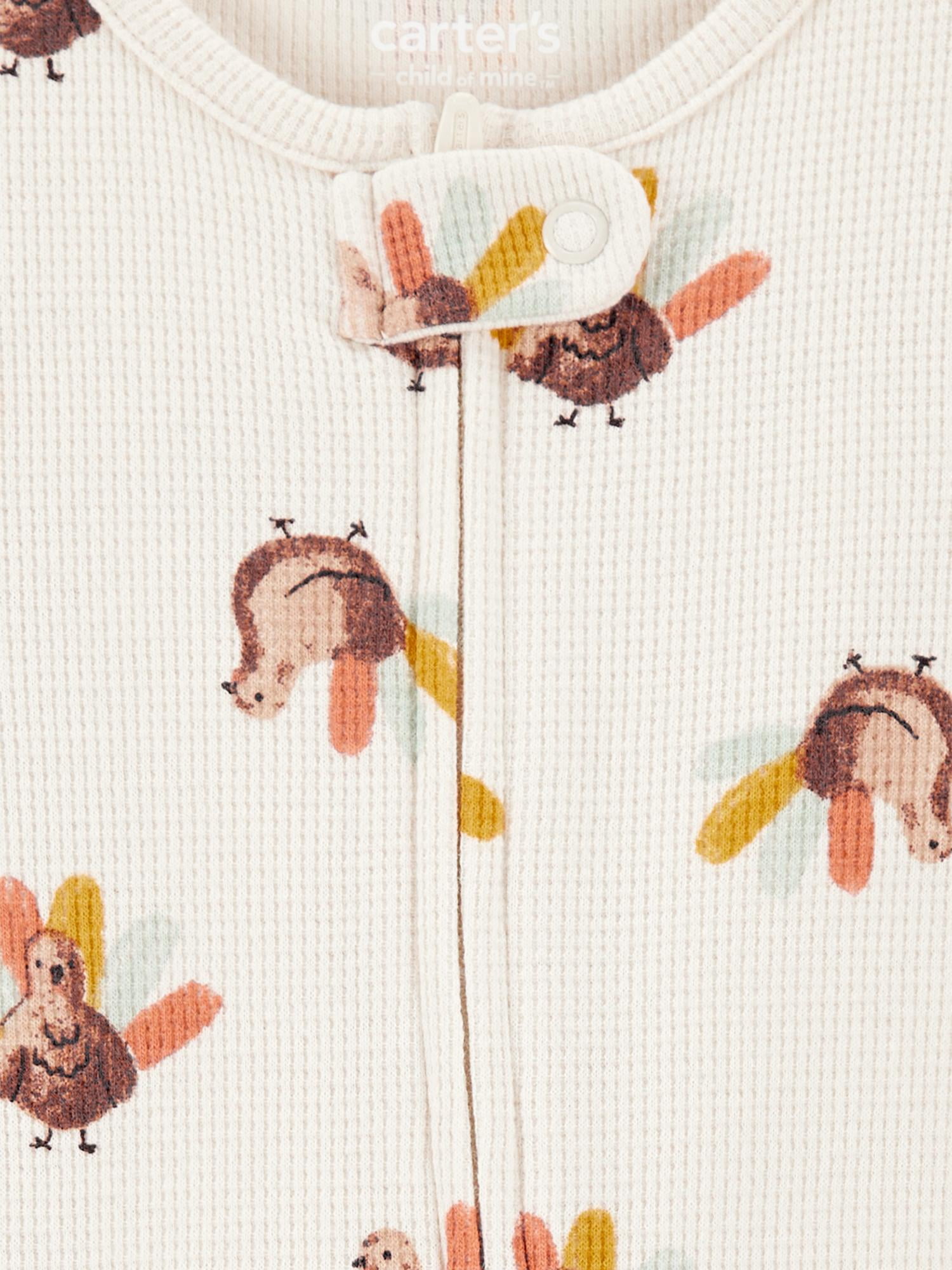 Carter's Child of Mine Baby Unisex Thanksgiving Sleep 'n Play, Sizes Preemie-6/9 Months