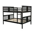 thumbnail image 6 of [ US IN STOCK] Full over Full Bunk Bed with Ladder for Bedroom, Guest Room Furniture-Espresso, 6 of 9