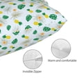 thumbnail image 3 of Kdxio Cotton Pillow Cases 20"x30" Pillowcases,Soft and Breathable Bedroom Pillow Cases-Pineapple, 3 of 8