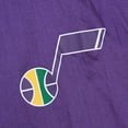thumbnail image 4 of Men's Mitchell & Ness Purple Utah Jazz  Team OG 2.0 Vintage Logo Anorak Windbreaker Quarter-Zip Jacket, 4 of 7