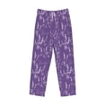 thumbnail image 5 of Balery Lavender Flowers print Men's Pajama Pants,Ultra Lightweight Pjs,Lounge Pant-Small, 5 of 9