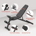thumbnail image 6 of Pithage Foldable and Adjustable Workout Weight Bench, for Home Gym Strength Training, 660 lbs, 6 of 7