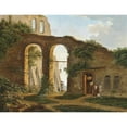 thumbnail image 3 of Xaver Laurent 14x12 Black Modern Framed Museum Art Print Titled - Gifts for the Monastery (1826), 3 of 5