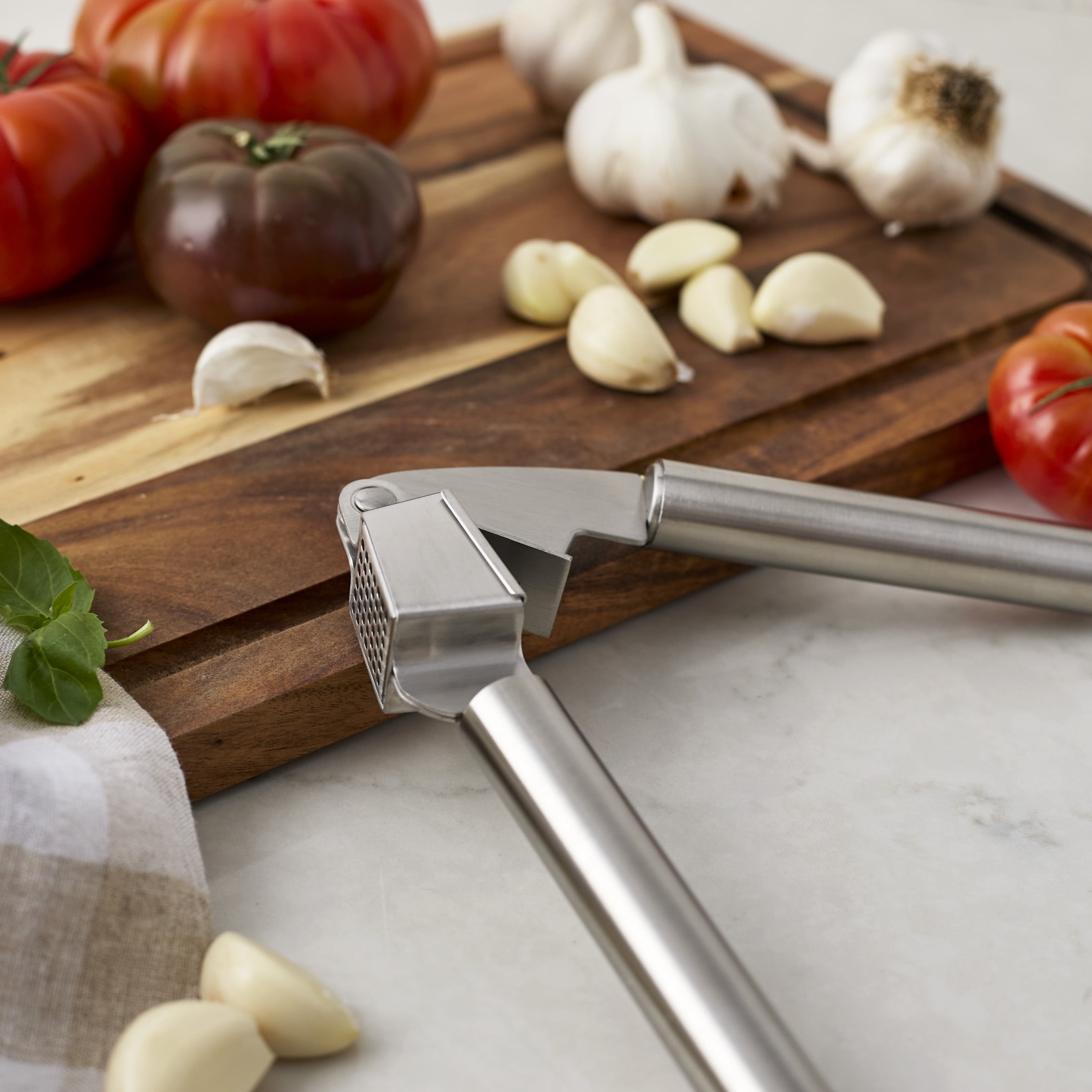 J.A. Henckels International Stainless Steel Garlic Press