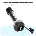 thumbnail image 1 of Pump, PWM Speed Control Multi-Level Protection Water Cooling Pump, Transparent for Computer Cooling System Black,Silver, 1 of 7