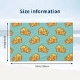 thumbnail image 2 of Cute Cheese Light Blue Bath Towel, Highly Absorbent towels for bathroom Quick Drying Microfiber Bath Towels for Body, Soft Shower Towels for Sport, Yoga, SPA, Gym 27x55in, 2 of 5