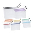thumbnail image 1 of 26 bolsas de malla con cremallera, impermeables, multiusos, para cosméticos, maquillaje, archivos, organizador de almacenamiento de PVC para organizar, 1 of 8