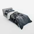 thumbnail image 3 of Ambesonne Tribal Bedding Set 4 Pcs, Tribe Chief Art, Queen, Grey Black White, 3 of 3