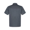 thumbnail image 2 of Doomiva Men Women Chef Jacket Short Sleeve Chef Coat Restaurant Kitchen Work Uniform Clothes Gray L, 2 of 7