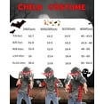 thumbnail image 6 of Werewolf Costume for Boys, Wolf Suits with Light up Red Eyes Mask, Gloves, Shoes, Tail, Fangs Dress up for 3-4 Years Kids, 6 of 6