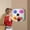 White, variant on 2025 Smart Music Boxing Target,Boxing Target for Kids Wall-Mounted Boxing Reaction Target,Interactive Exercise Punching Pad,Home Workout Boxing Target,Punching Pad with Reaction Training