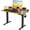 Ruist Brown, variant on Claiks Electric Standing Desk with 2 Drawers, Adjustable Standing Desks with Storage, Height Adjustable Stand up Desk for Home Office with 2 Hooks,48 Inch White