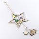 thumbnail image 3 of Bearachild 2 piezas Lasser Bairam colgante decoración adorno colgante forma de estrella regalos espejo retrovisor accesorios de coche estrellas Slice Loop Artesanía Bearachild HA012539-00, 3 of 6