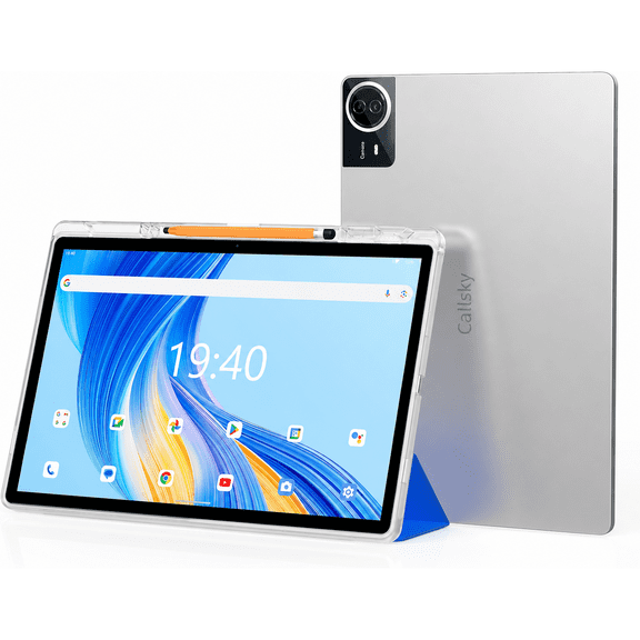 Callsky 14.1" Tablet, Android 15, LTE, 16GB RAM, 256GB, FHD , Leather Case & Stylus