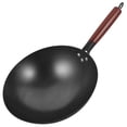 thumbnail image 1 of BRIGHTFUFU Cooking Wok Iron Wok Pan Non-Stick Coating Comfortable Grip Heat Resistance Versatile Pot, 1 of 8