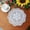 white, variant on 2pcs Handmade Crochet Cotton Lace Round Table Placemats Doilies Doily Coasters 30cm
