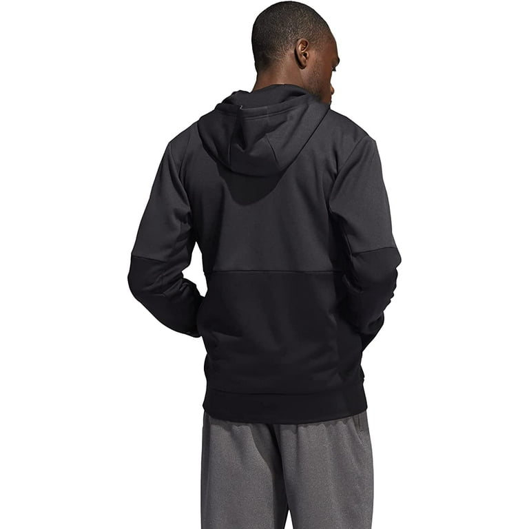 FQ0079 Adidas Men s Team Issue Full Zip Jacket Black Melange White 3XLT