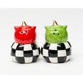 thumbnail image 3 of Ceramic Black and White Owl Salt and Pepper Shakers 2.25", 3 of 4