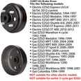 thumbnail image 2 of 10L0L Golf Cart Brake Drum Hub Assembly for 4 Cycle Gas EZGO TXT, RXV, Marathon, Medalist, Shuttle 4/6, ST Express/Sport II, MPT, Workhorse, OEM# 21807-G1 21807G1 41843-94, 2 of 7