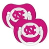 North Carolina Tar Heal Pink 2-pack Infant Pacifier Set - NFL Baby Pacifiers