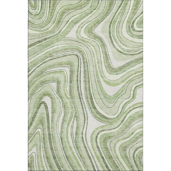Dalyn Rugs Premium Machine Washable Mayfield AMF756 Aloe 2'6" x 3'10" Rug