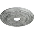 thumbnail image 3 of Ekena Millwork 17 7/8"OD x 3 5/8"ID x 1 1/4"P Dublin Ceiling Medallion (Fits Canopies up to 5 1/8"), Hand-Painted Ultra Pure White Crackle, 3 of 6