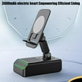 thumbnail image 2 of Support de Cellulaire Réglable avec Haut-Parleur Bluetooth Audio à Induction Haut-Parleur Pliable T4O4 Bluetooth, 2 of 8