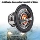 thumbnail image 2 of Car Engine Coolant Thermostat with Gasket 19301-PLC-315 for Honda Civic 2001-2005, 2 of 4
