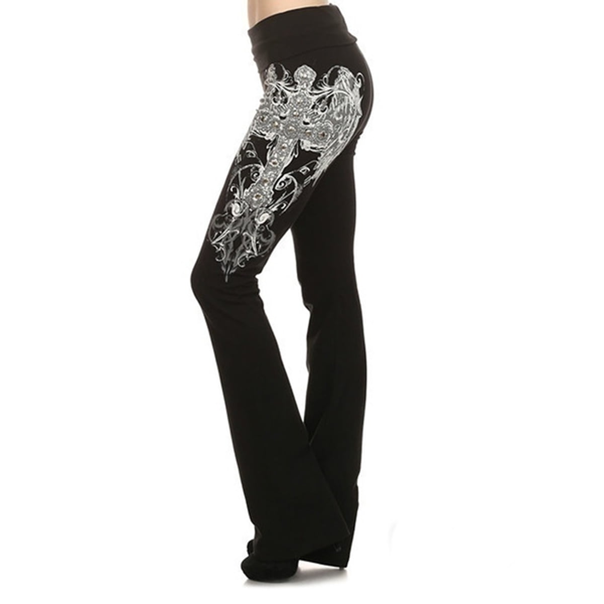 Print Wide Leg Pants 