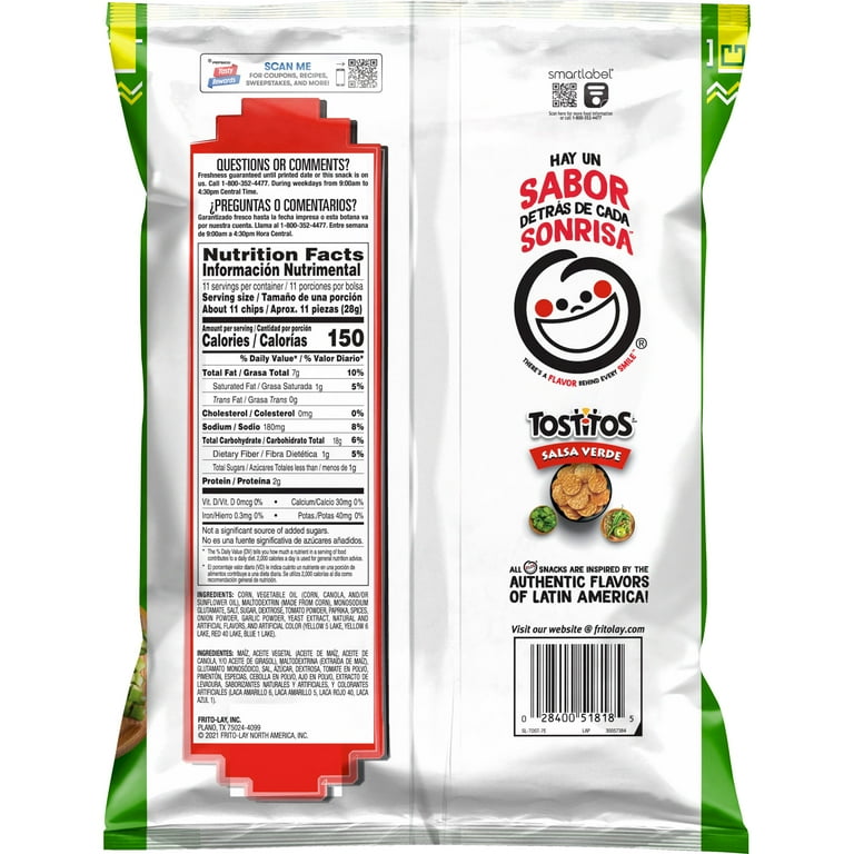Tostitos sale salsa verde