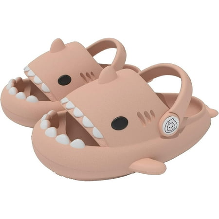 

Kid s Garden Clogs Boys Girls Lightweight Open Toe Beach Pool Slides Sandals Little Baby Cute Cartoon Shark Shower Slipper Toddler Non-Slip Summer Slippers Water Shoes