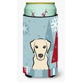 thumbnail image 1 of ""Caroline'S Treasures Vacaciones de invierno Labrador amarillo Niño alto Koozie Hugger Multicolor"", 1 of 1