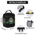 thumbnail image 5 of Portable Insulated Lunch Bag for Men and Women, Reusable Thermal Tote with Clip-on Handle, Lightweight Anime Inspired Cooler, 5 of 6