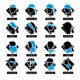 thumbnail image 4 of Máscaras faciales de ciclismo con estampado de calaveras Diadema mágica Pañuelos para la cabeza para deportes al aire libre Likrtyny 2cu1nj9sh8hf6ad9, 4 of 6