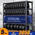thumbnail image 3 of Garage Shelving Unit, Heavy Duty Storage Shelves, Adjustable Metal Rack, Industrial Shelving, 3 of 6