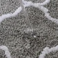 thumbnail image 4 of Juego de alfombra de baño de microfibra 2 piezas 45 x 65 cm + 45 x 120 cm gris, 4 of 8